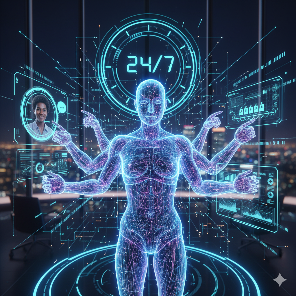 الروبوت الذي لا ينام: كيف تحول أدوات الذكاء الاصطناعي مهام خدمة العملاء والمبيعات إلى نظام يعمل 24/7 بكفاءة فائقة؟